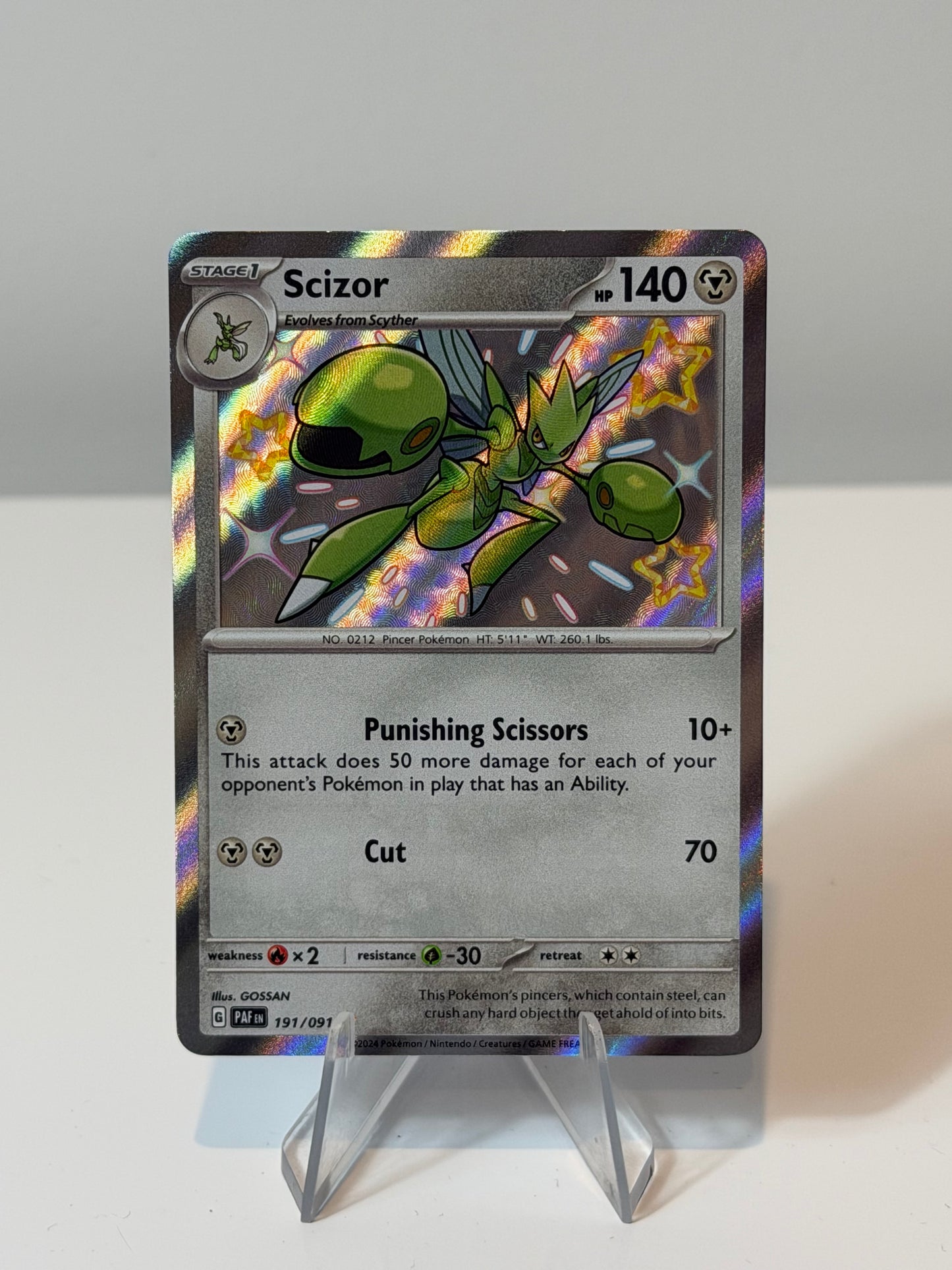 Paldean Fates- Scizor- 191/091