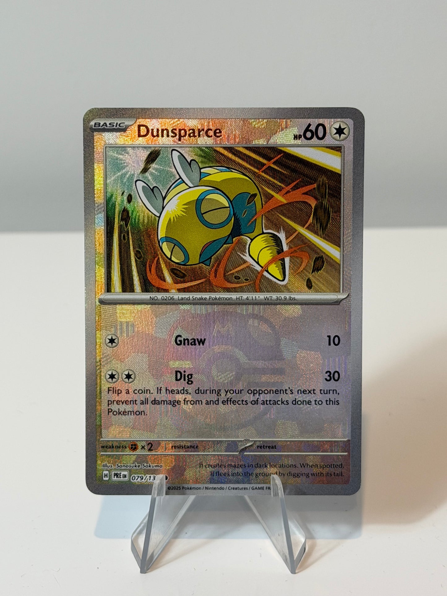 Prismatic Evolutions- Dunsparce Masterball- 079/131