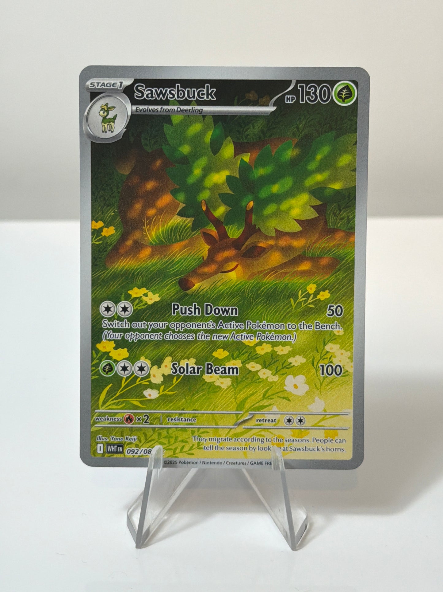 White Flare (English) - Sawsbuck- 092/086