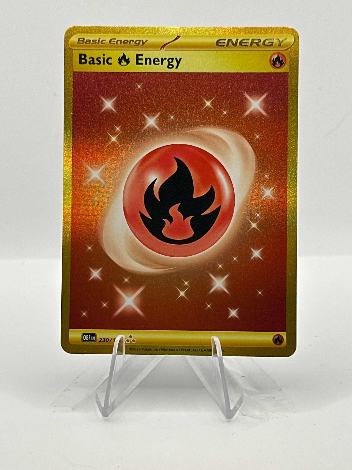 Obsidian Flames- Fire Energy- 230/197