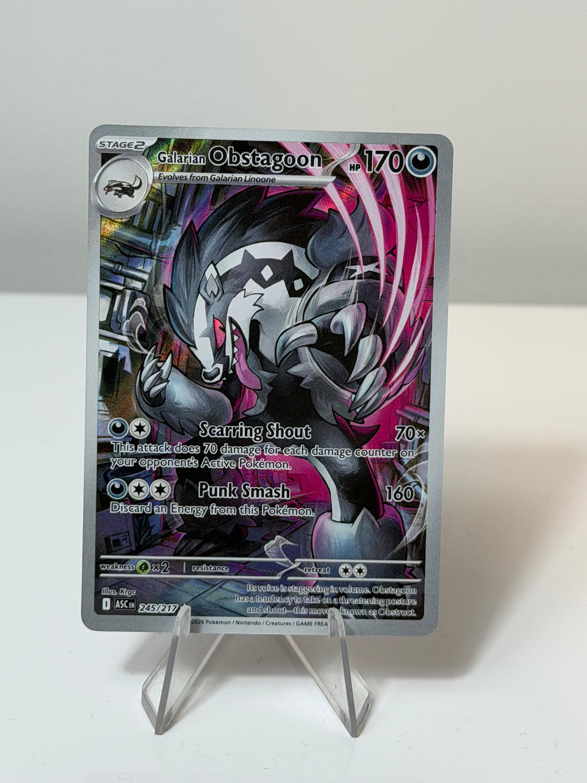 Ascended Heroes -Galarian Obstagoon- 245/217