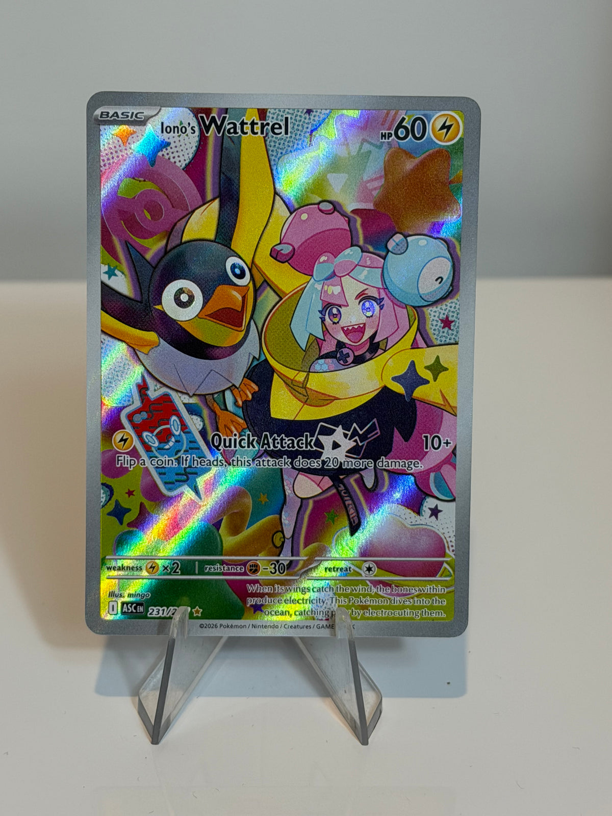 Ascended Heroes- Iono’s Wattrel- 231/217