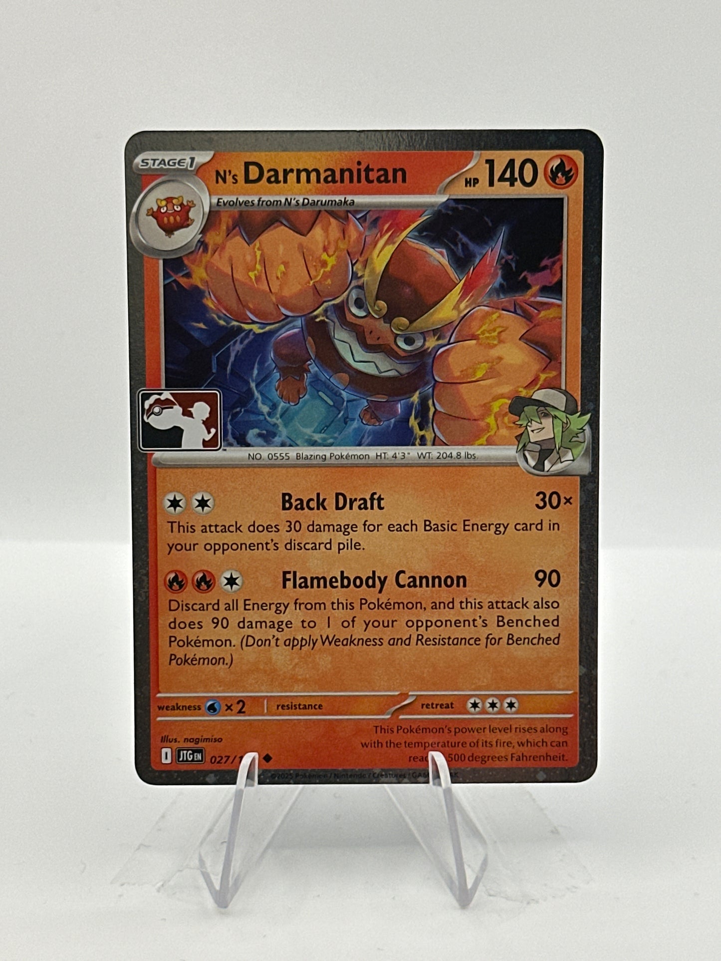 Journey Together- N’s Darmanitan (Play! Stamp Cosmo)- 027/159