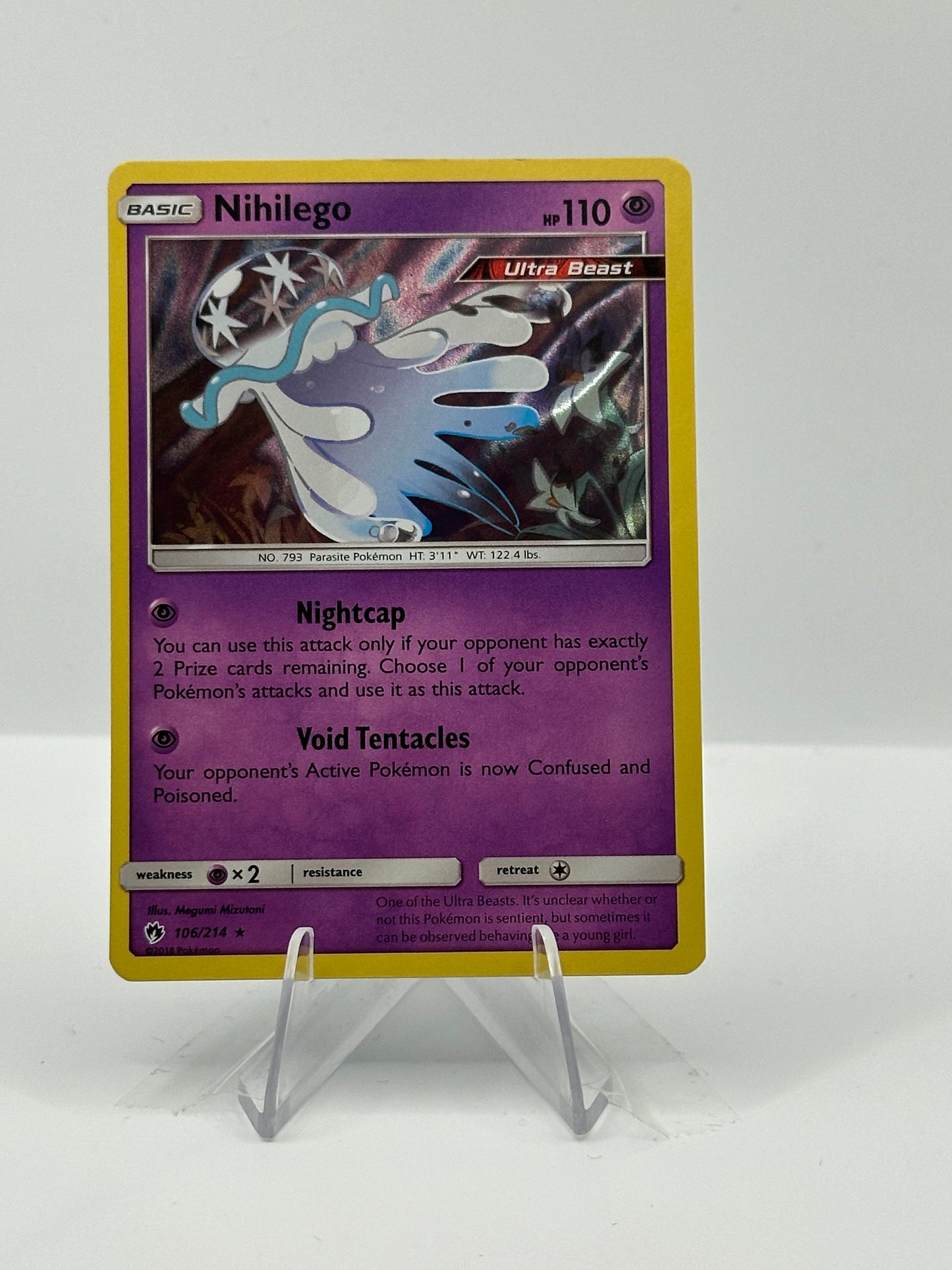 Lost Thunder- Nihilego Holo- 106/214