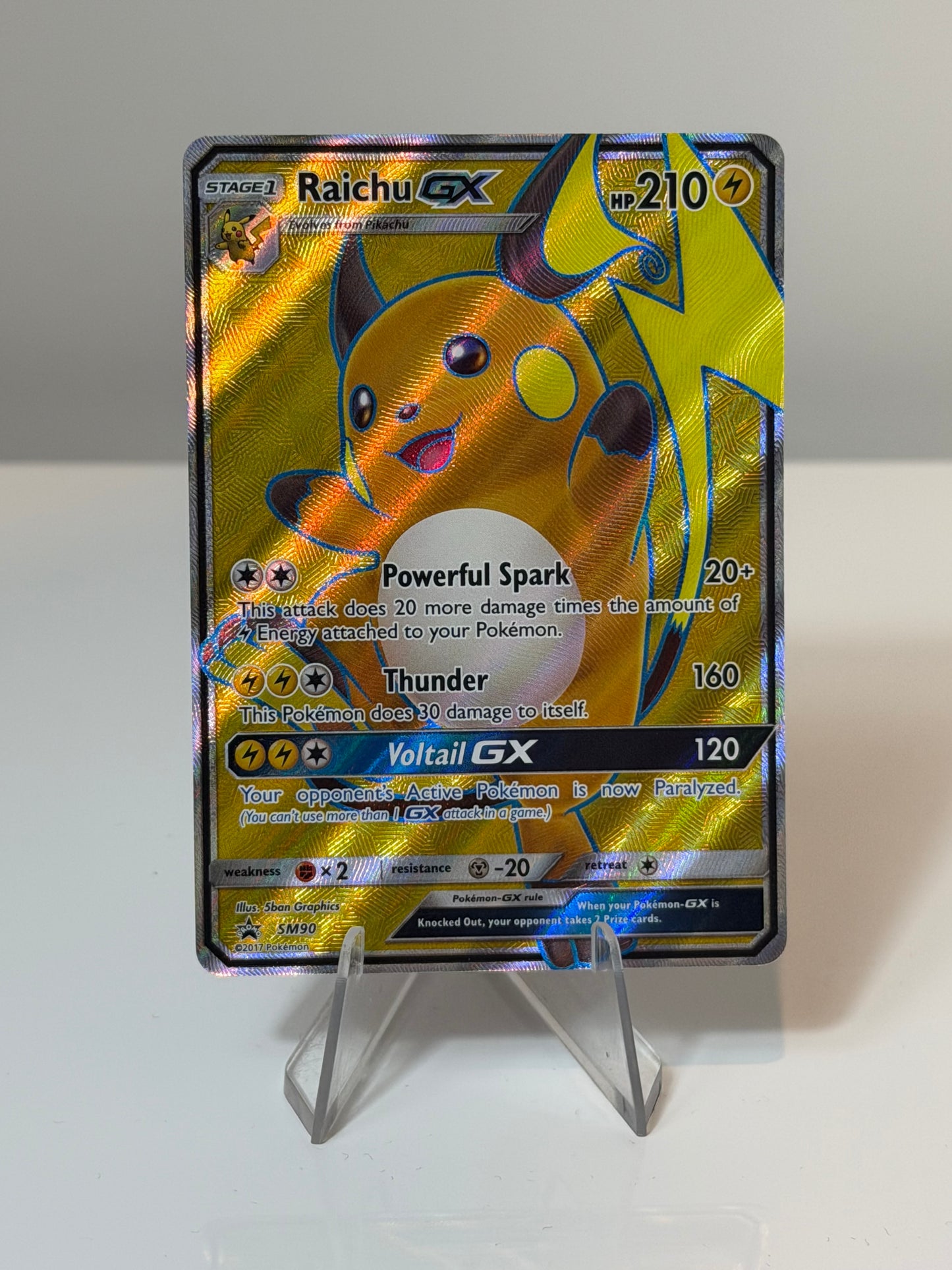 Black Star Promo - Raichu GX- SM90