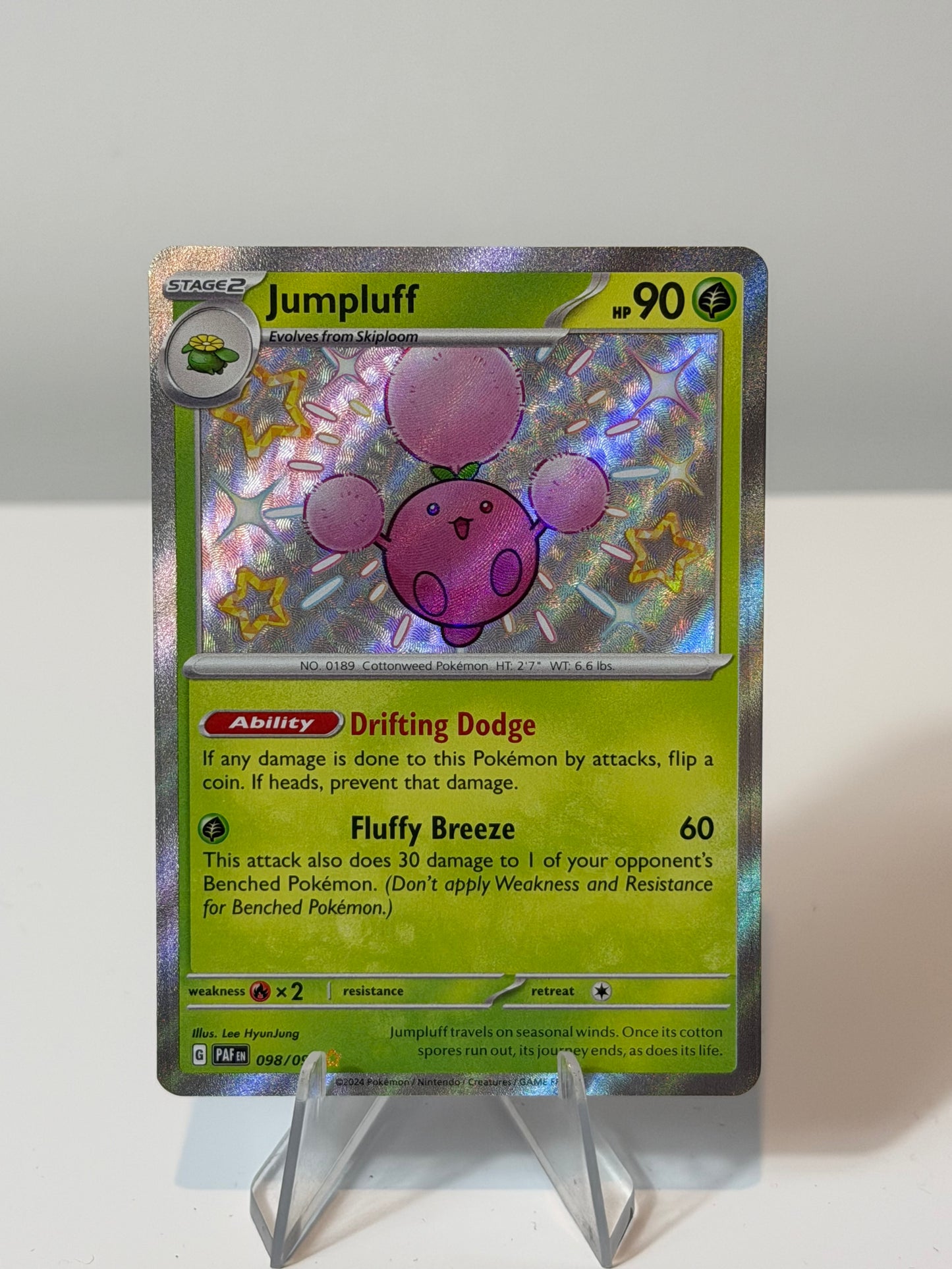 Paldean Fates- Jumpluff- 098/091