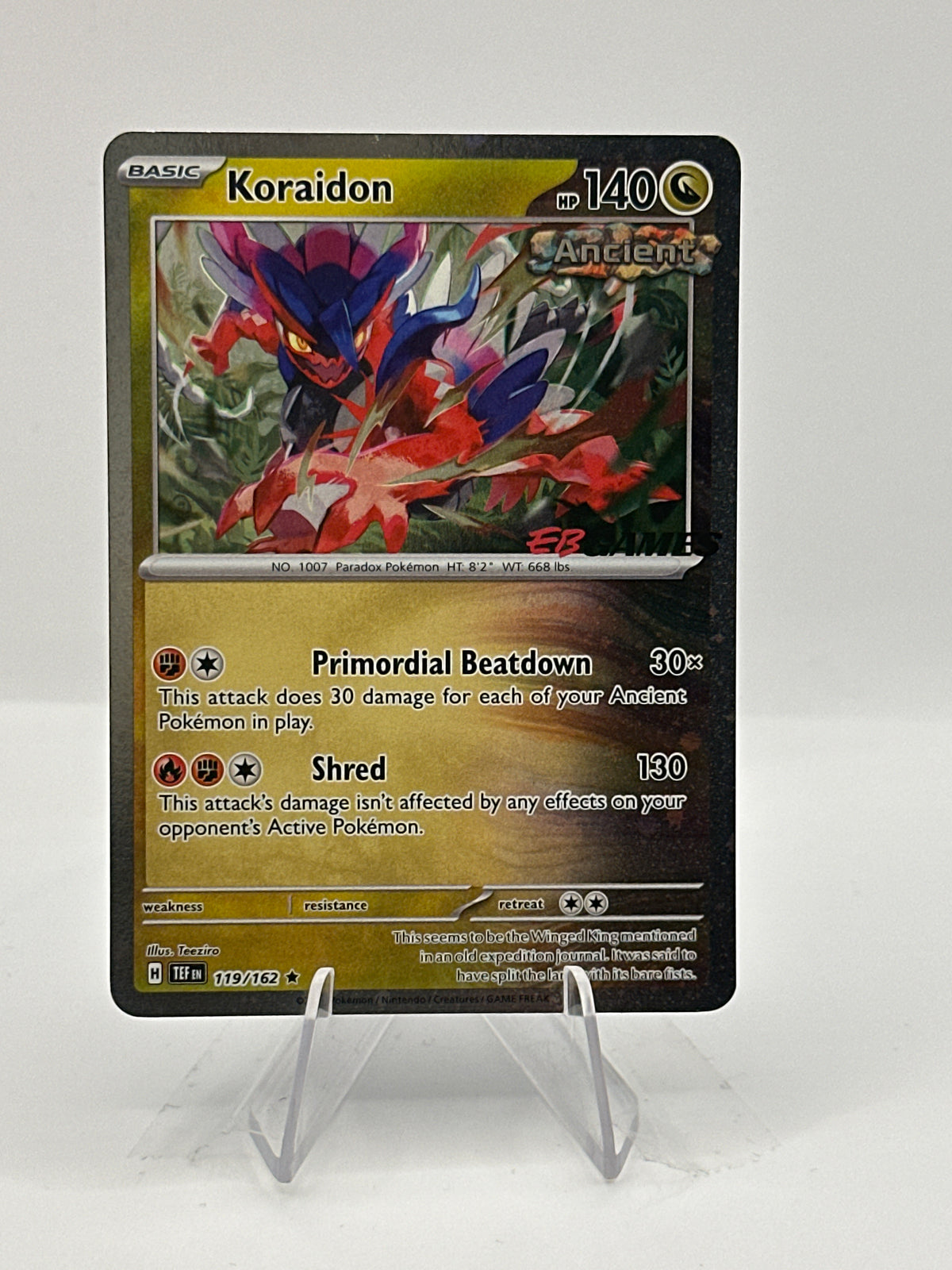 Temporal Forces- Koraidon (SEALED EB Games) 119/162