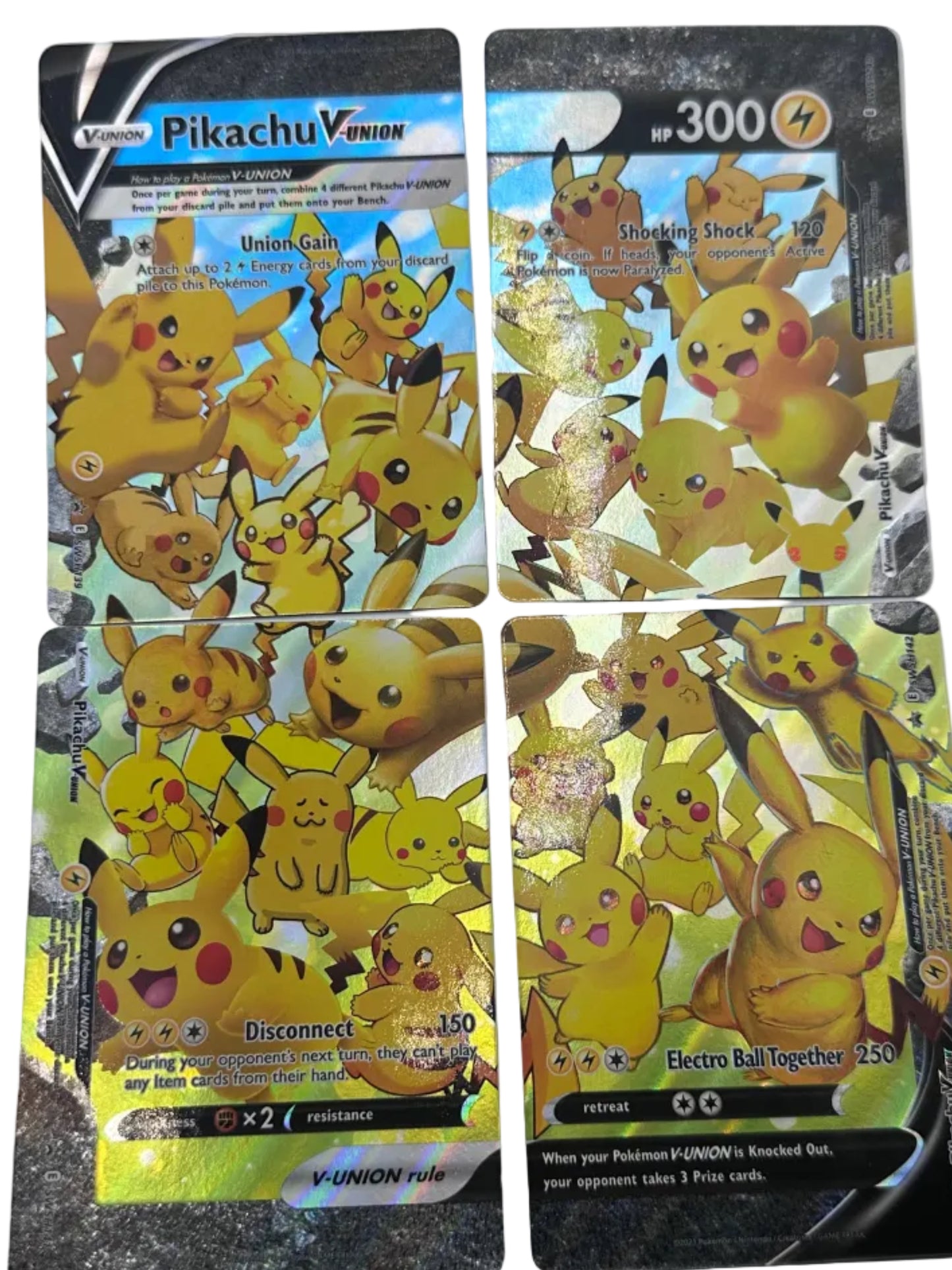 Black Star Promo - Pikachu V Union (4 Cards) - SWSH139-SWSH142