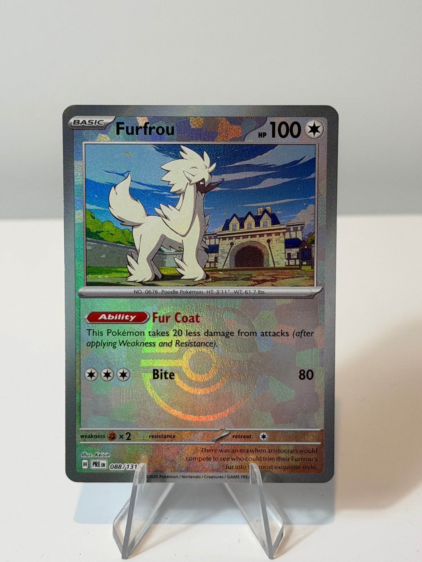 Prismatic Evolutions- Furfrou Masterball- 088/131