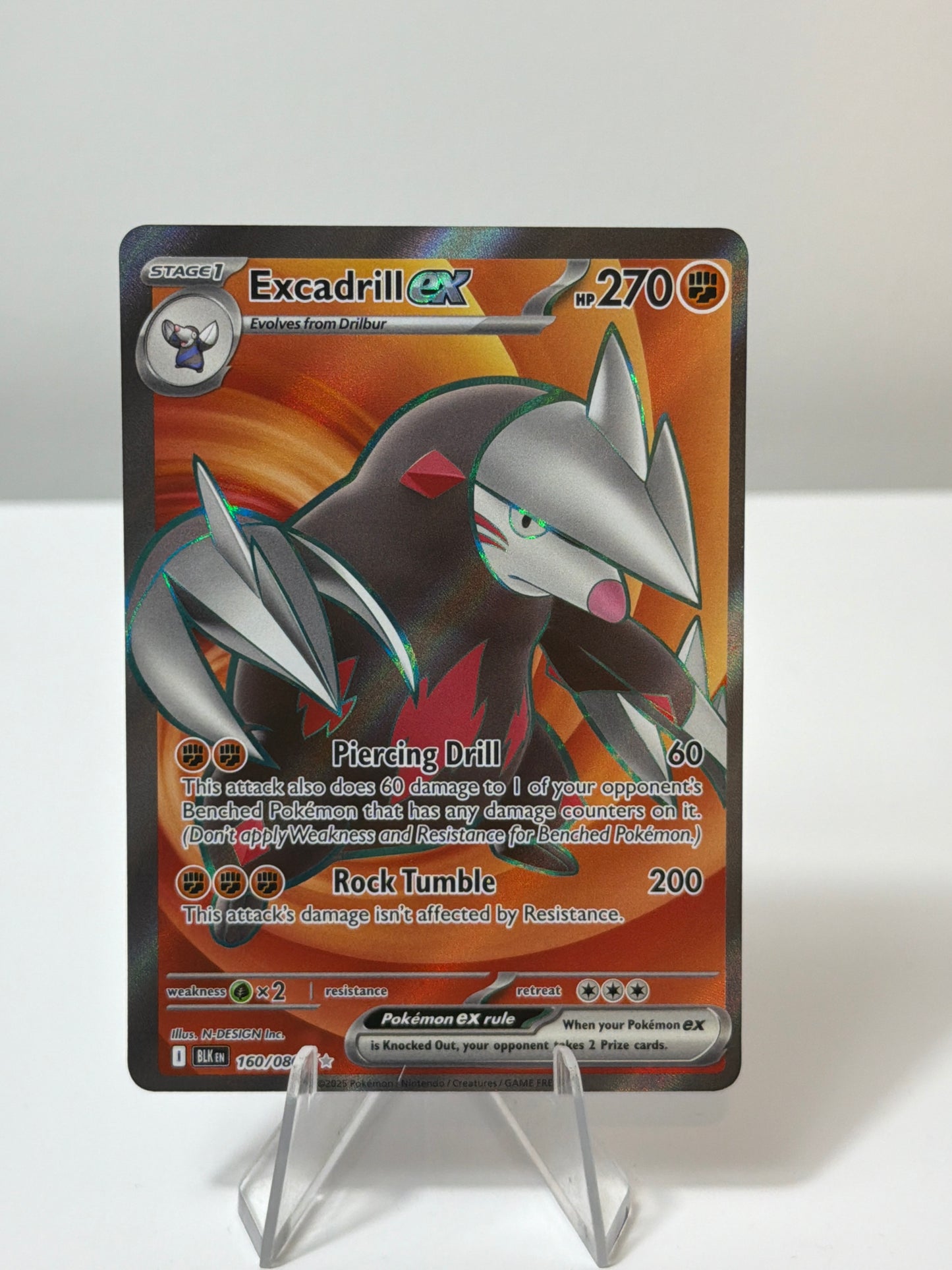 Black Bolt (English) - Excadrill Ex- 160/086