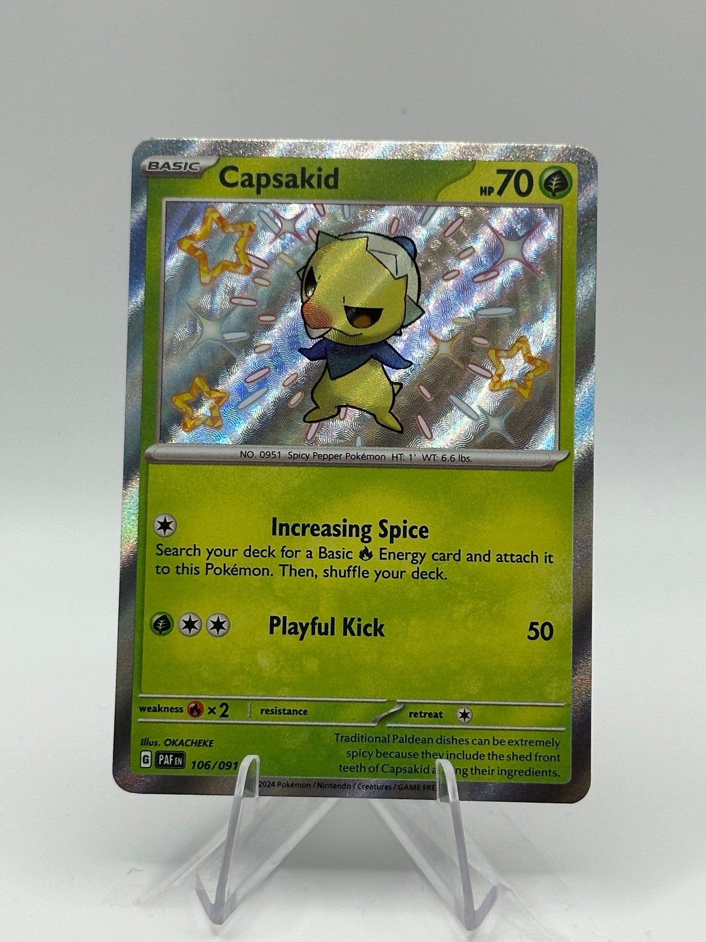 Paldean Fates- Capsakid- 106/091