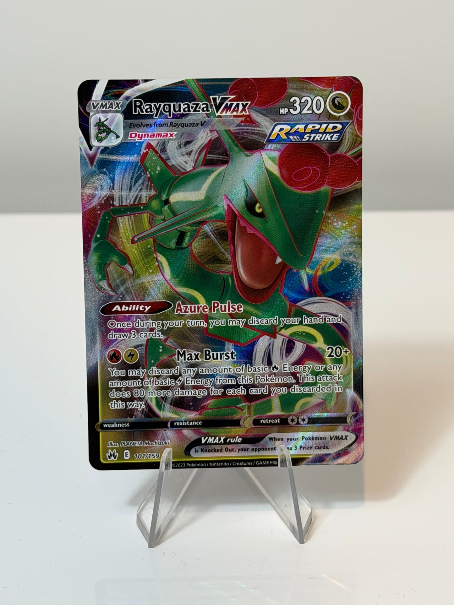 Crown Zenith- Rayquaza VMAX- 101/159