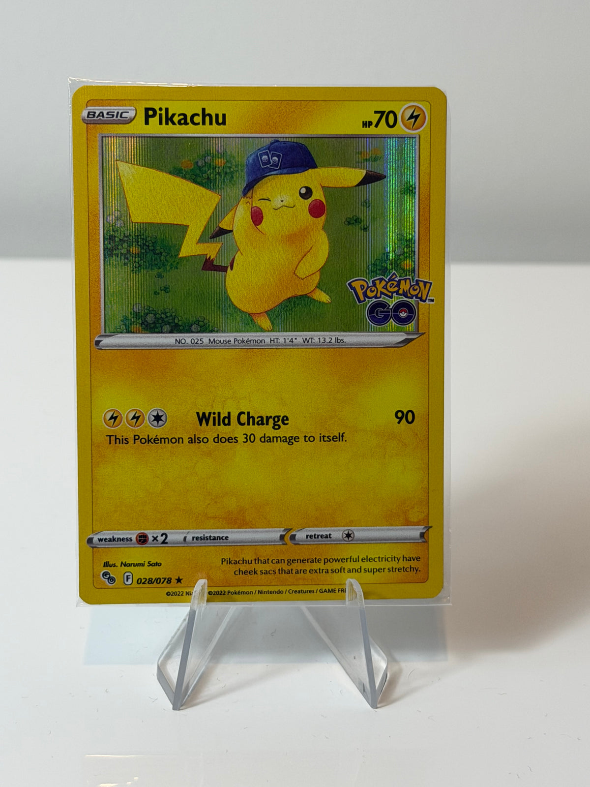 Pokémon Go - Pikachu (Stamped) - 028/078