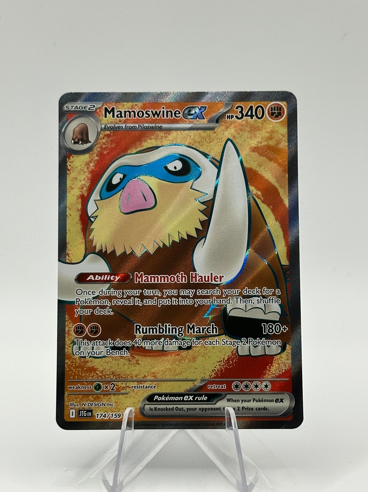 Journey Together- Mamoswine Ex- 174/159