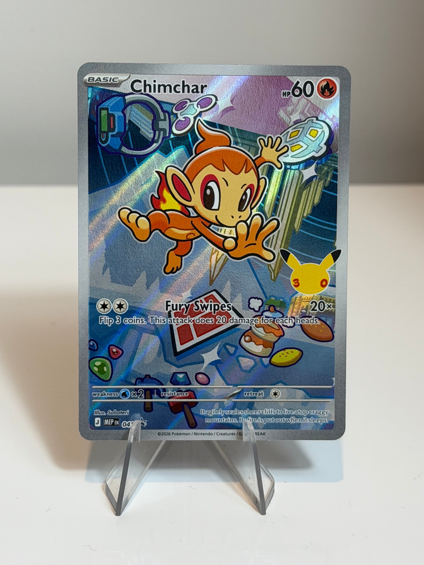 Black Star Promo - First Partners Chimchar-  MEP041