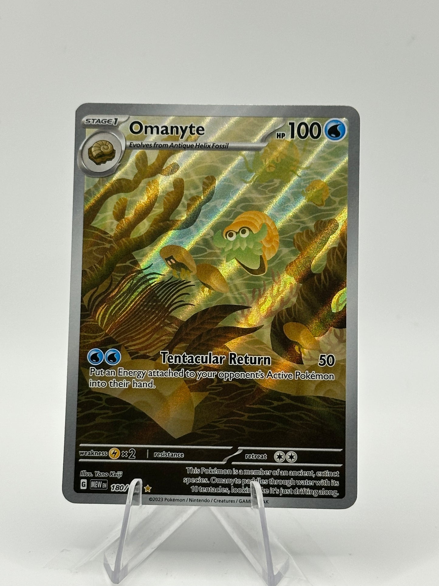 151 English  - Omanyte - 180/165