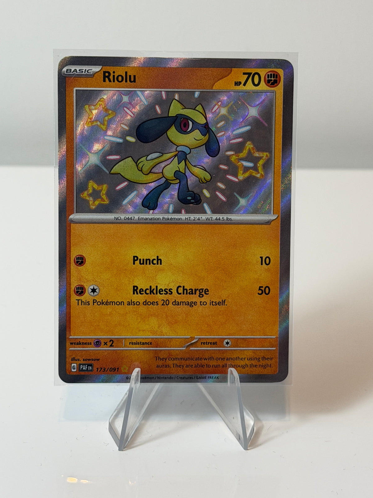 Paldean Fates- Riolu- 173/091