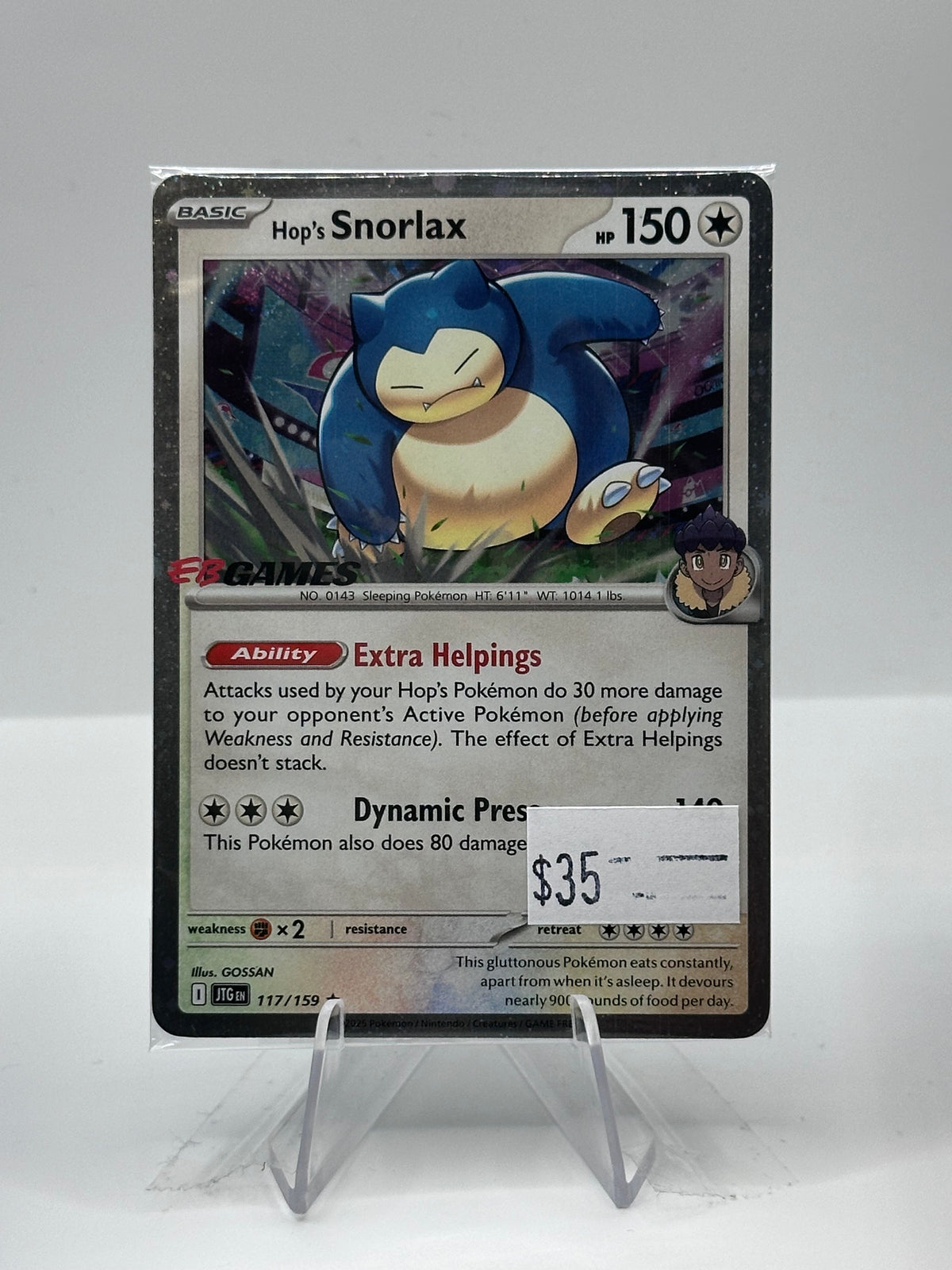Journey Together- Hop’s Snorlax (EB Games) -117/159