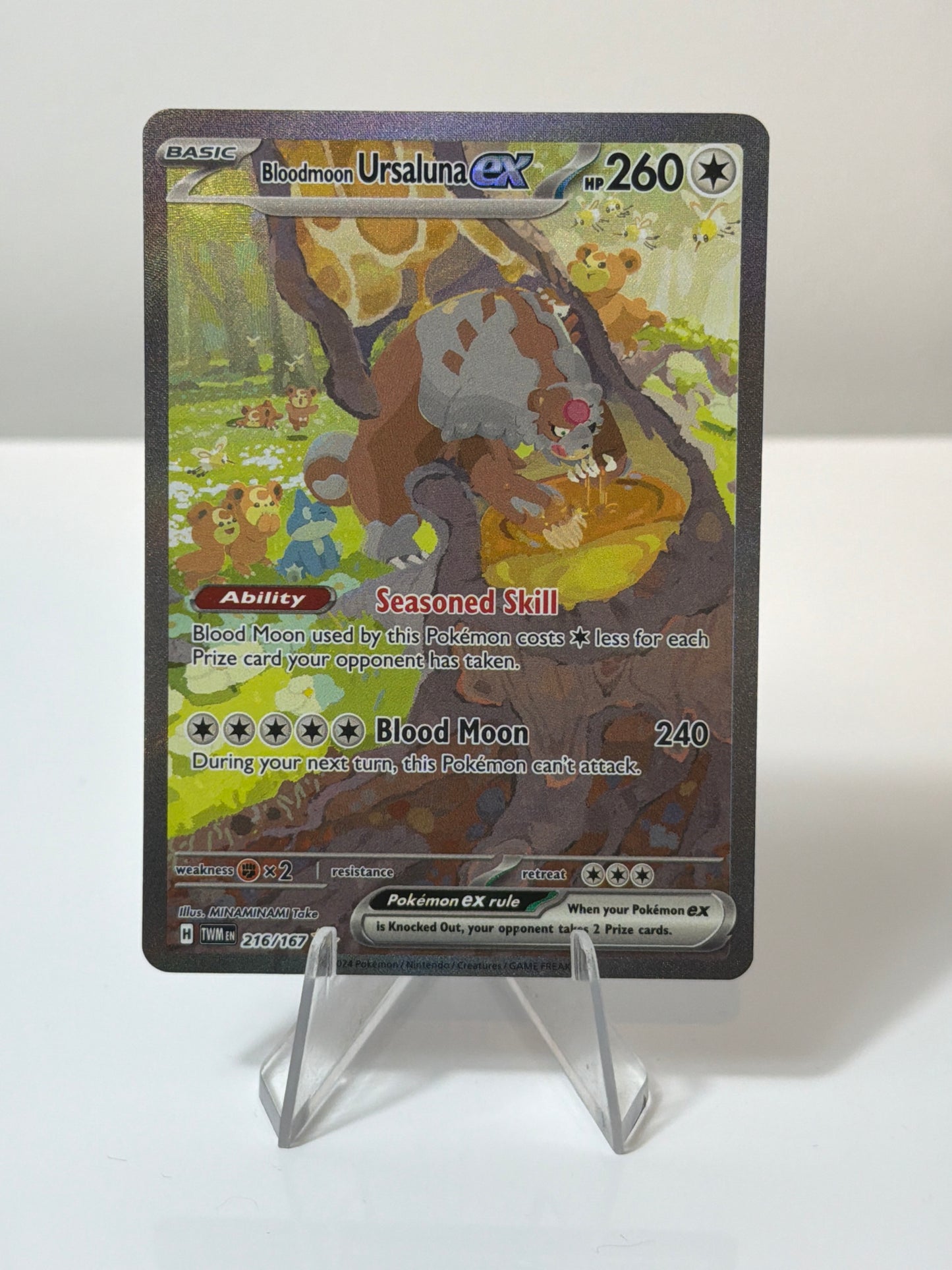 Twilight Masquerade- Bloodmoon Ursaluna Ex- 216/167