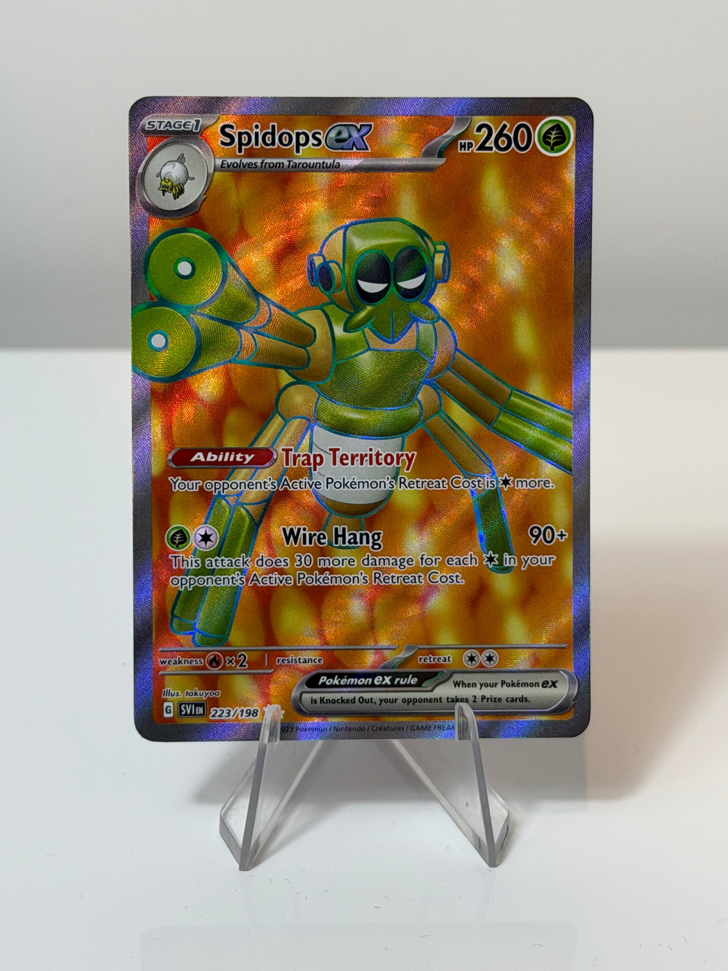 Scarlet & Violet Base - Spidops Ex - 223/198