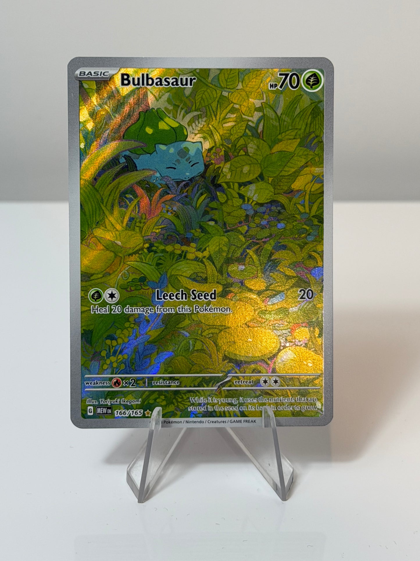 151 (English) - Bulbasaur- 166/165