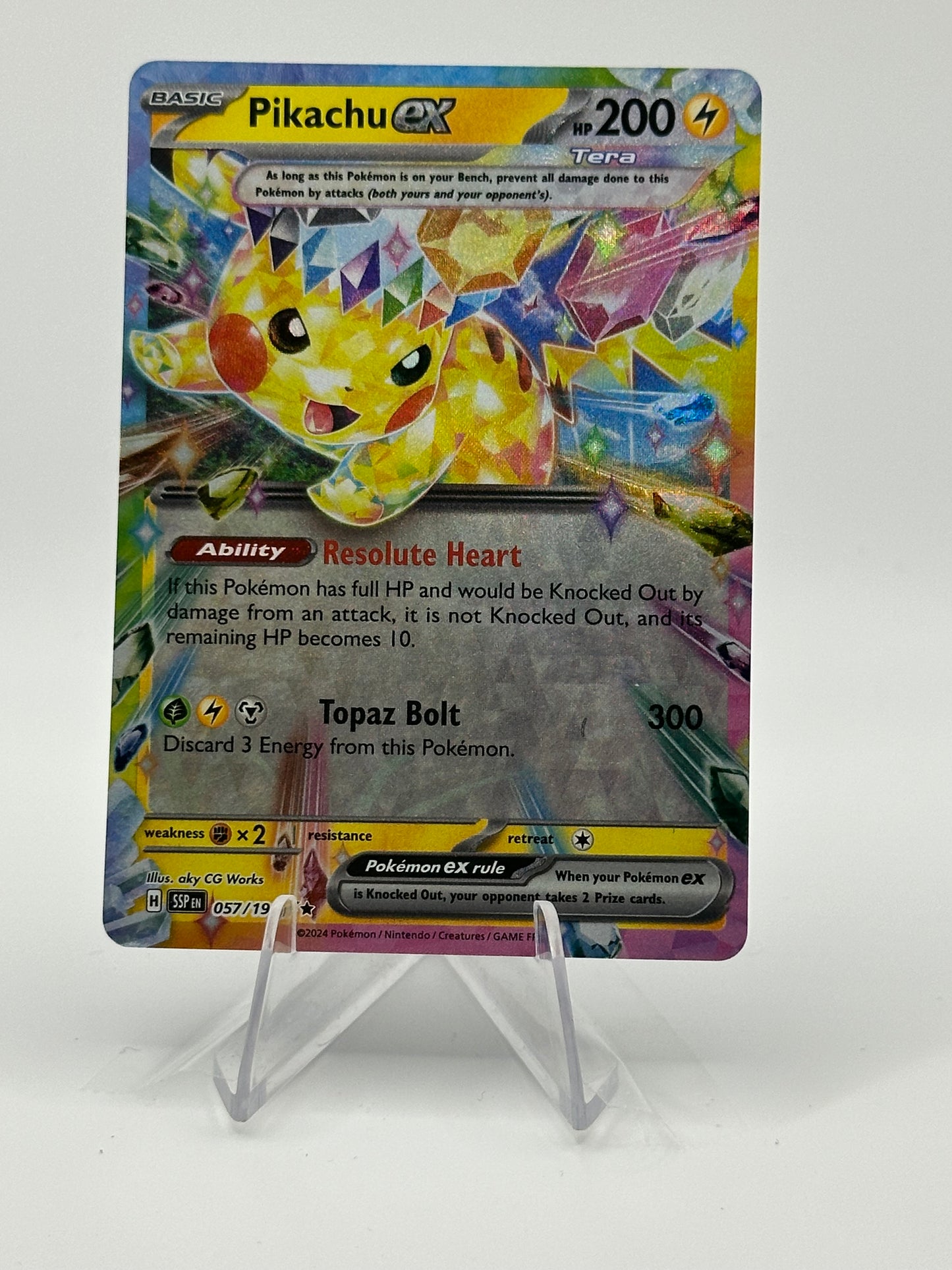 Surging Sparks- Pikachu EX- 057/191