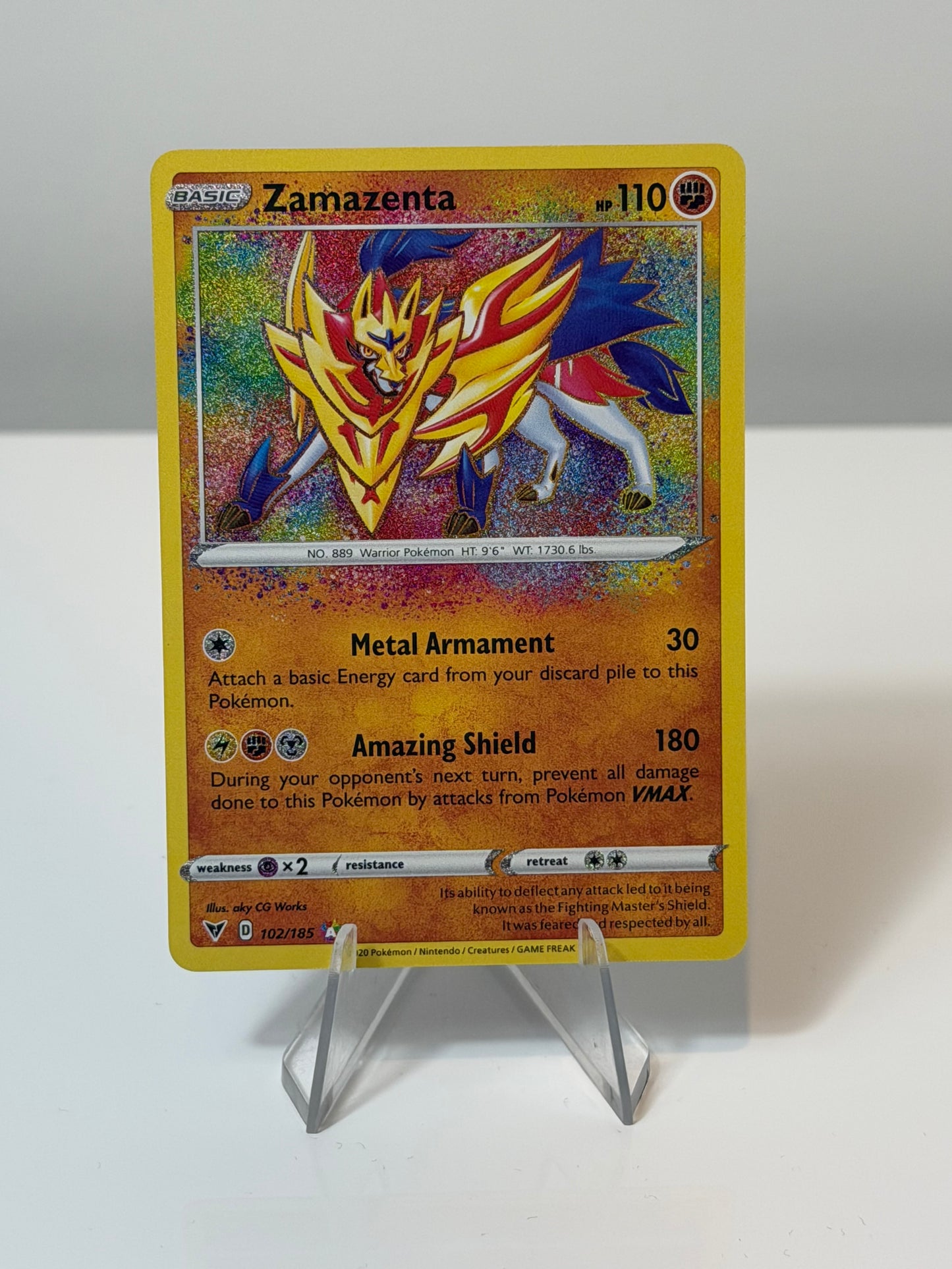 Vivid Voltage- Zamazenta- 102/185