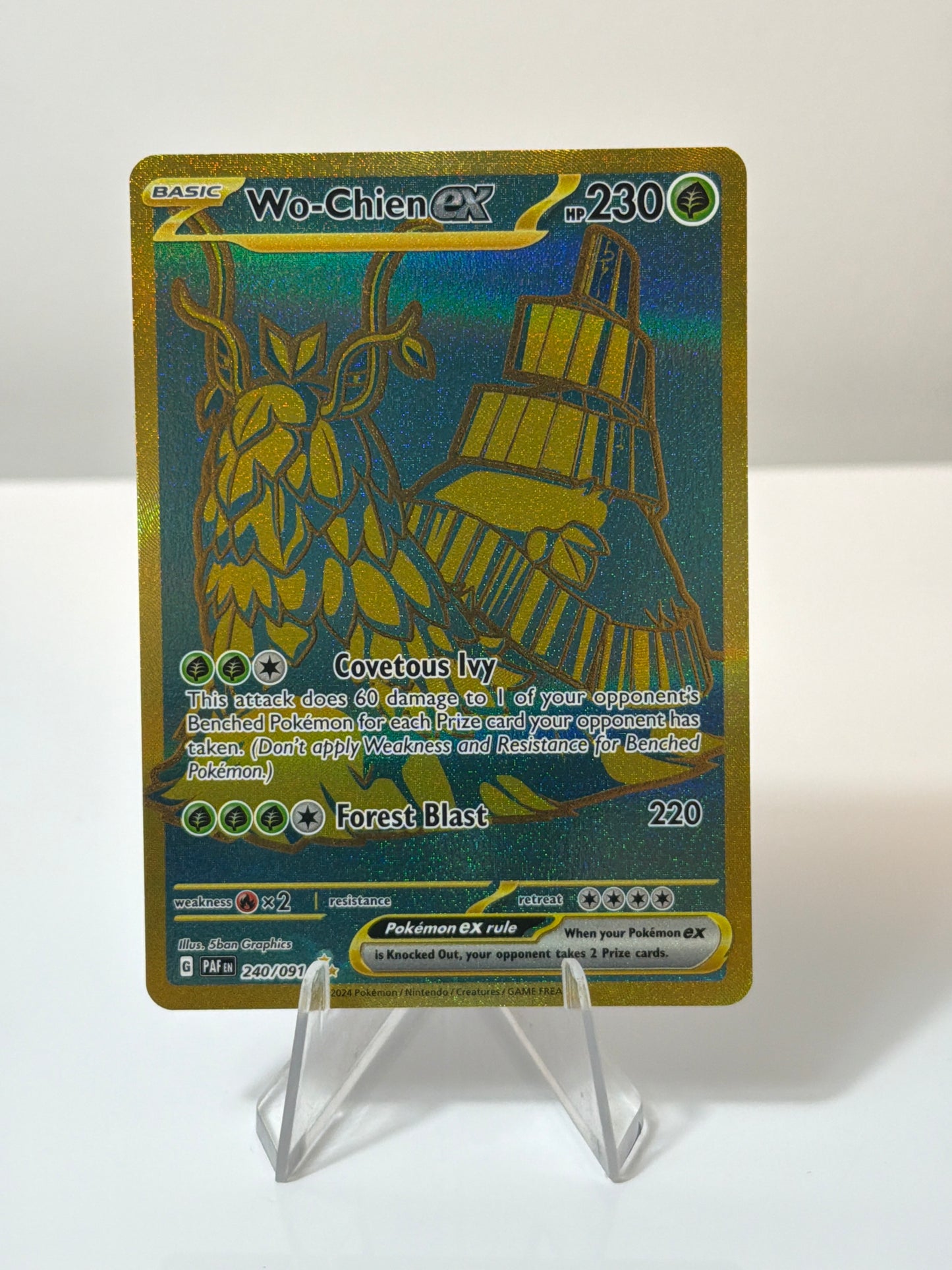 Paldean Fates- Wo-Chien Ex- 240/091