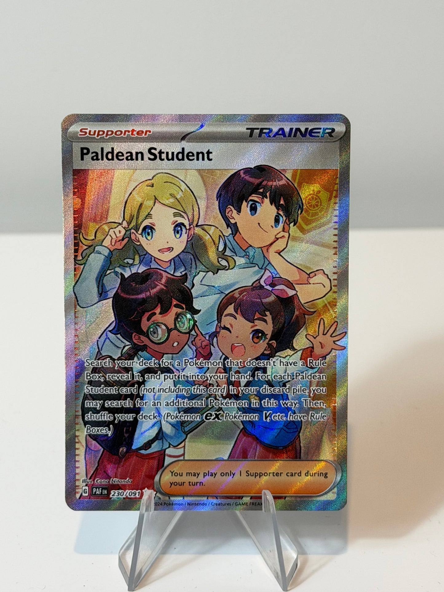 Paldean Fates- Paldean Student- 230/091