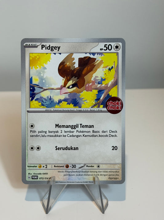 Promo- Pidgey Choki Choki (Indonesian)- 072/SV-P