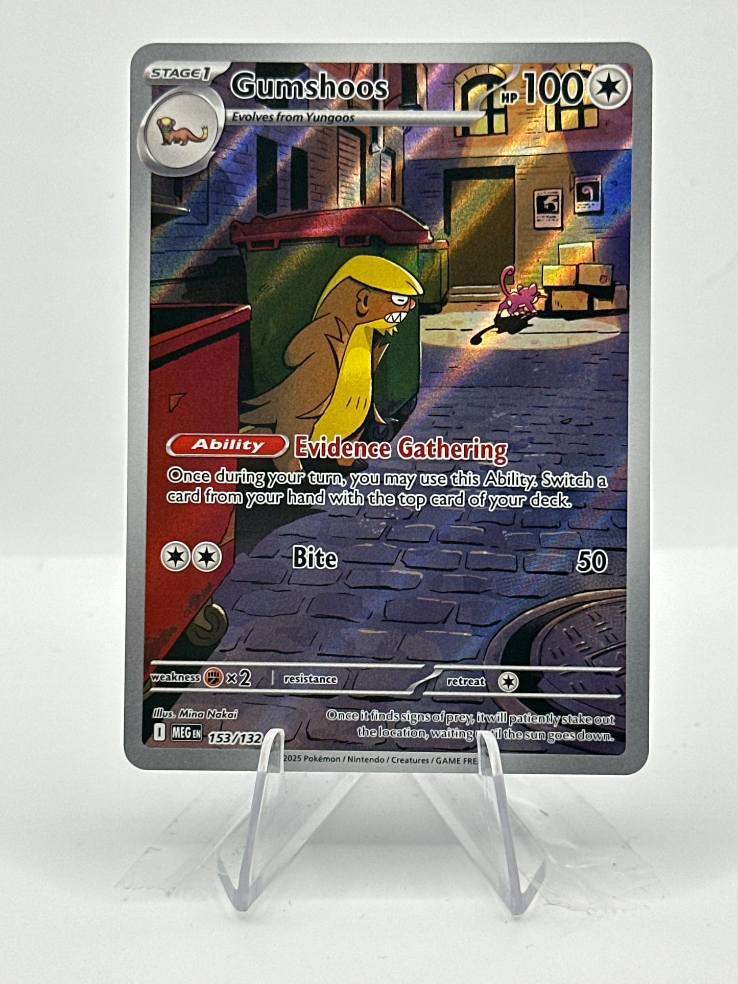Mega Evolutions- Gumshoo- 153/132