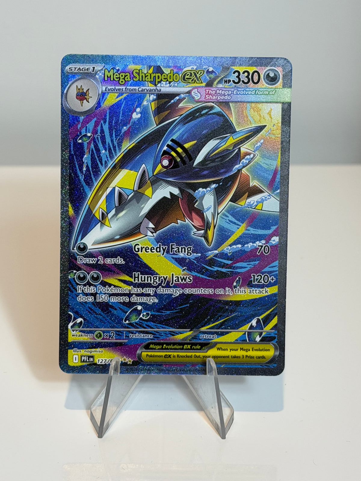 Phantasmal Flames- Mega Sharpedo Ex -127/094