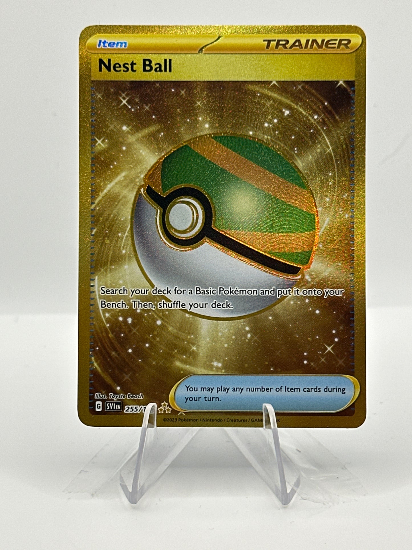 Scarlet & Violet Base - Nest Ball- 255/198