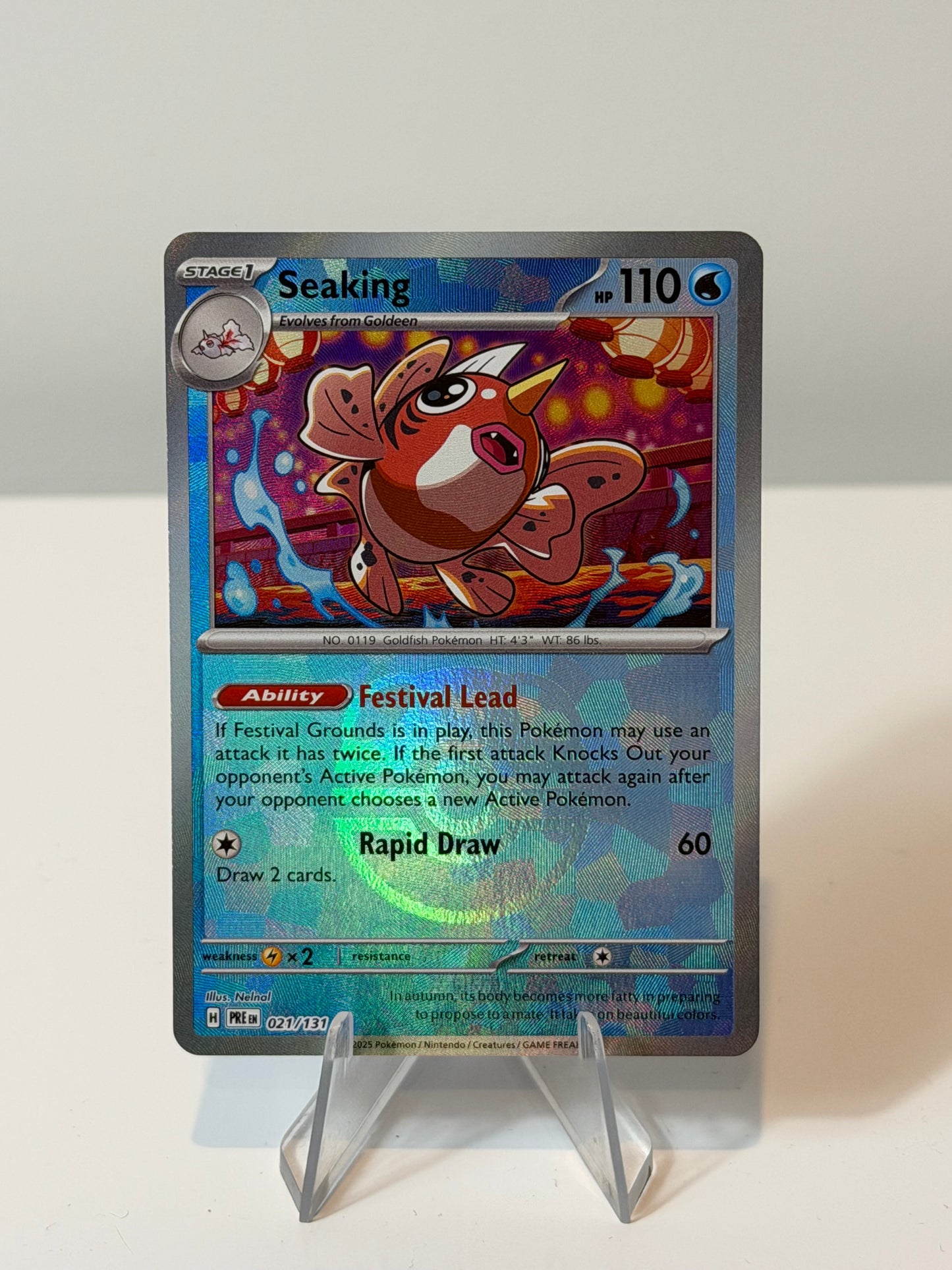 Prismatic Evolutions- Seaking Masterball- 021/131