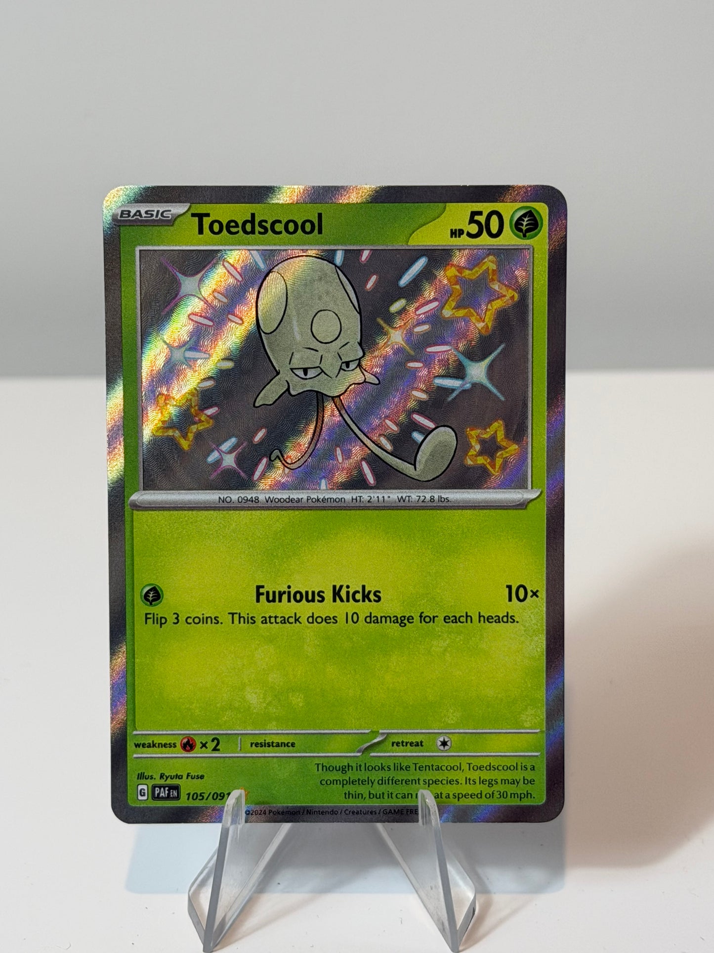 Paldean Fates- Toedscool- 105/091