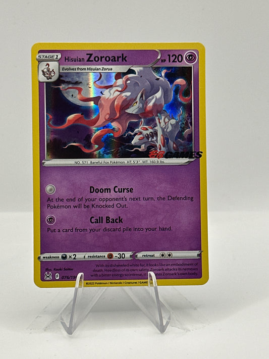 Lost Origin- Hisuian Zoroark (EB Games) 076/196