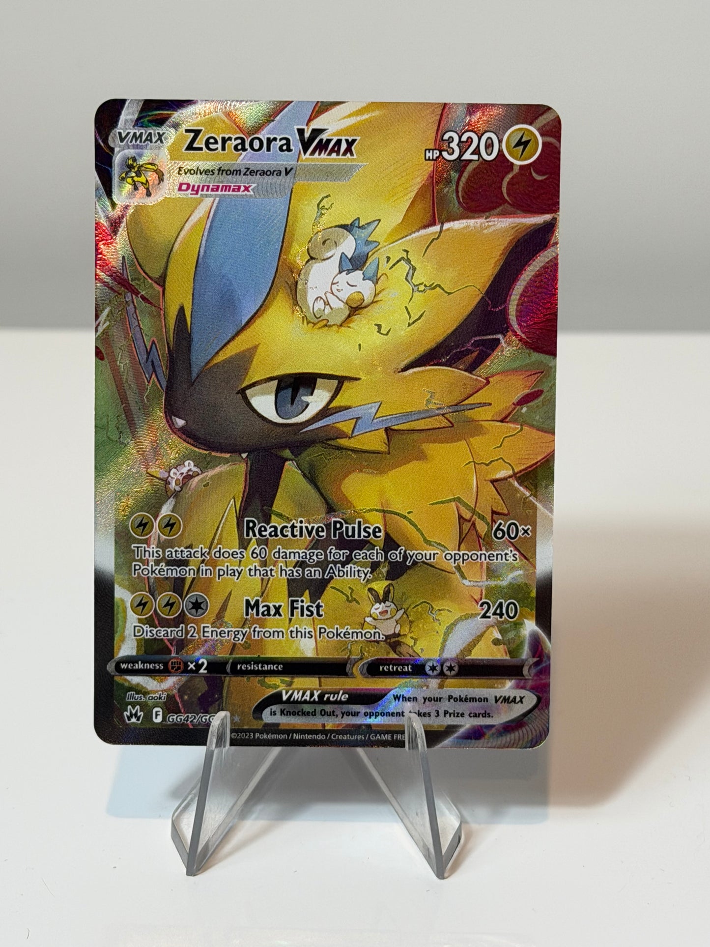 Crown Zenith - Zeraora Vmax- GG42/GG70