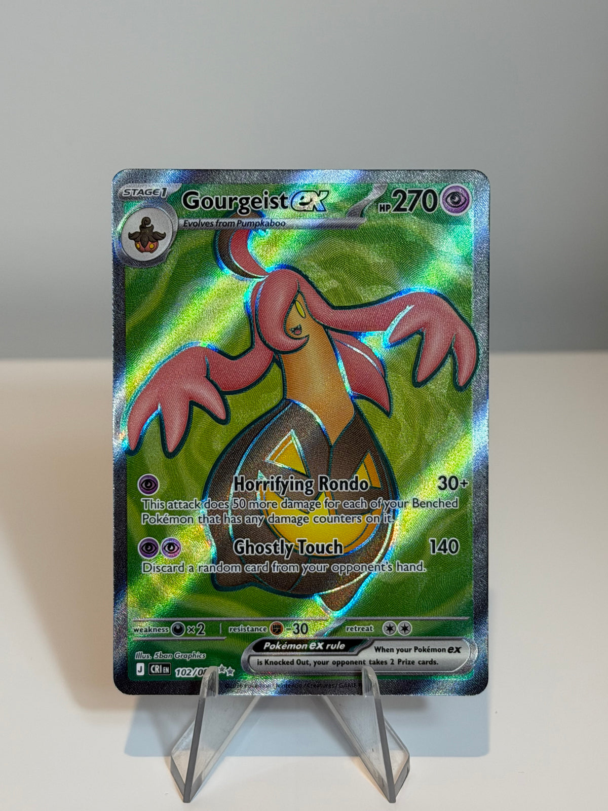 Chaos Rising - Gourgeist Ex- 102/086