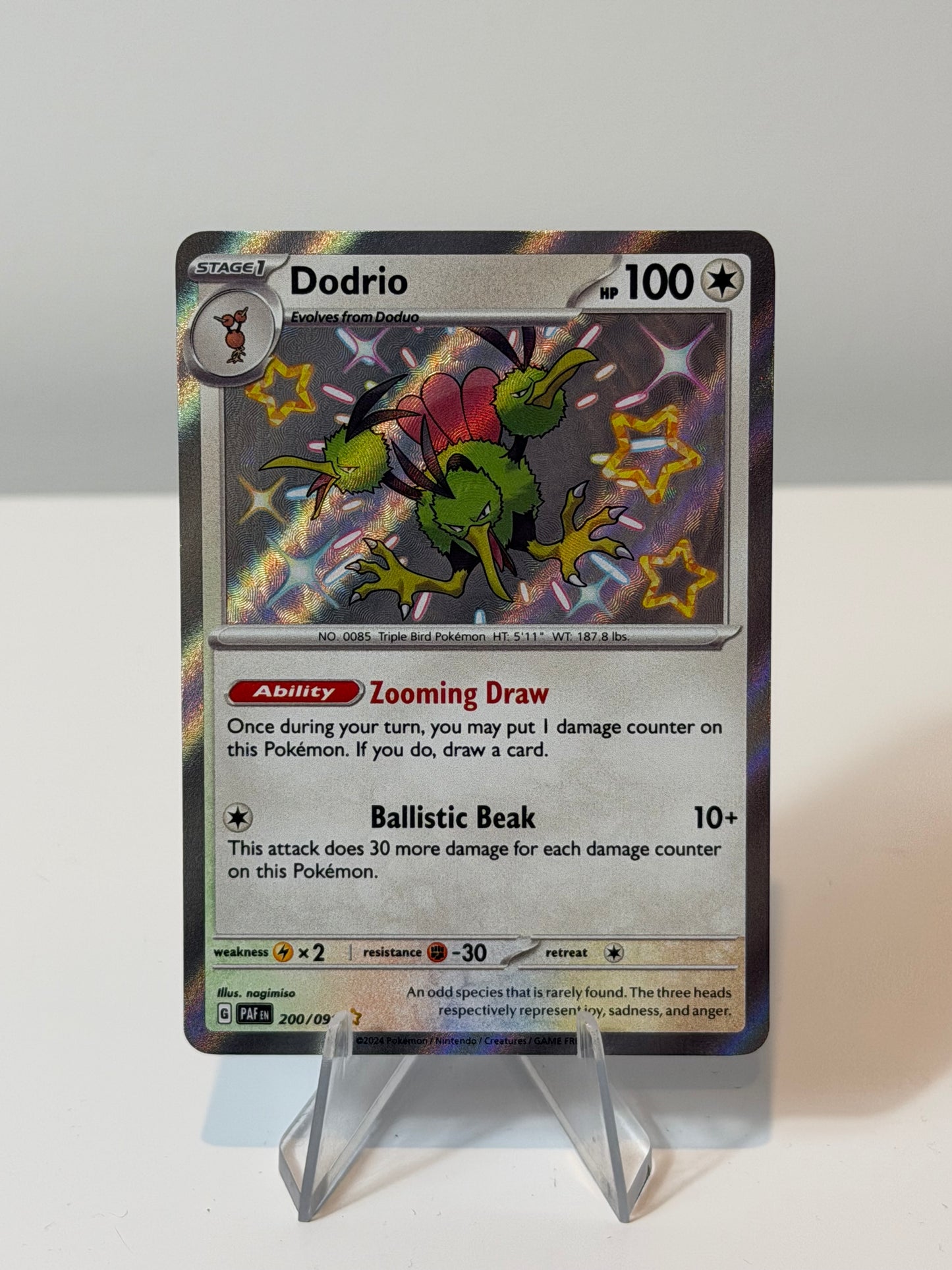 Paldean Fates- Dodrio- 200/091