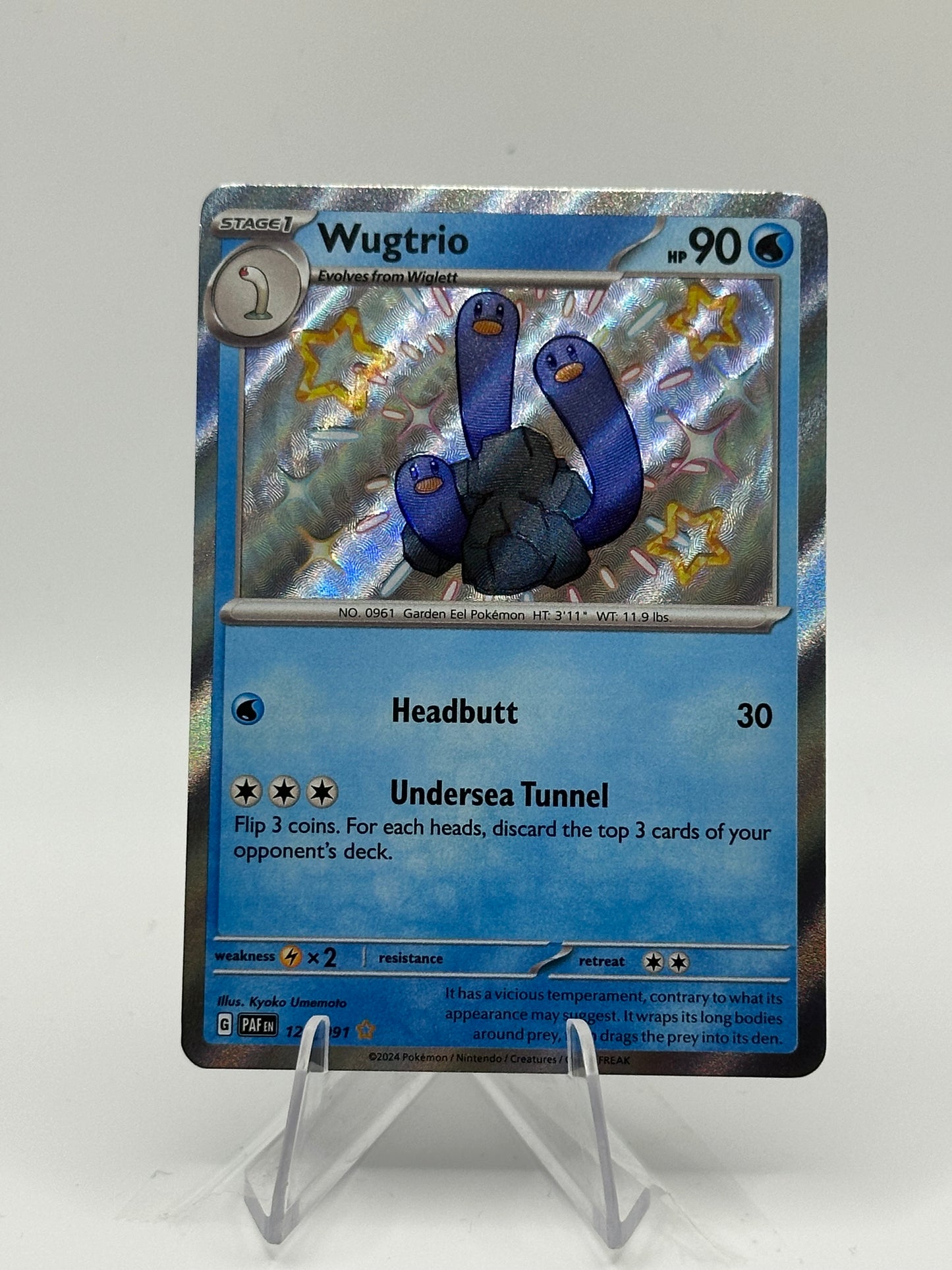 Paldean Fates- Wugtrio- 122/091