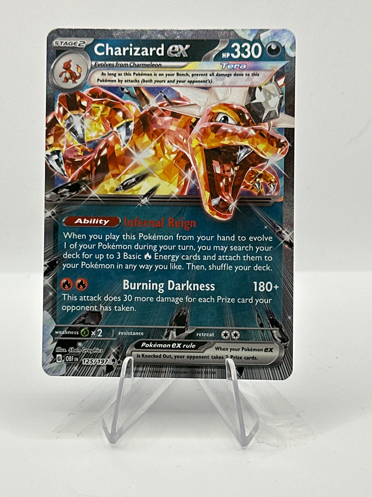 Obsidian Flames- Charizard Ex- 125/197
