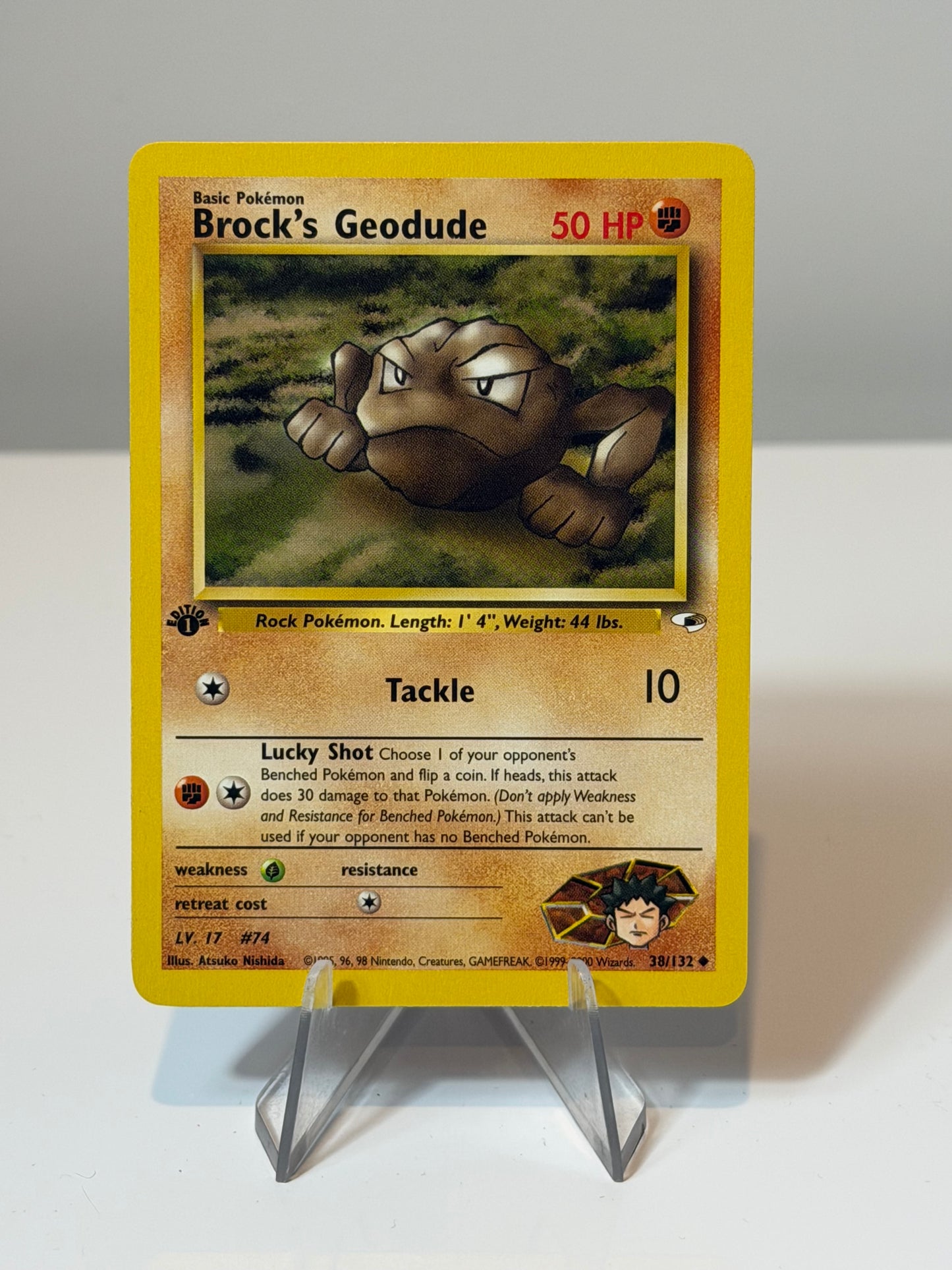 Gym Heroes - Brock’s Geodude (1st edition)- 38/132