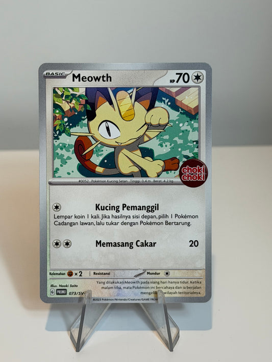 Promo- Meowth Choki Choki (Indonesian)- 073/SV-P