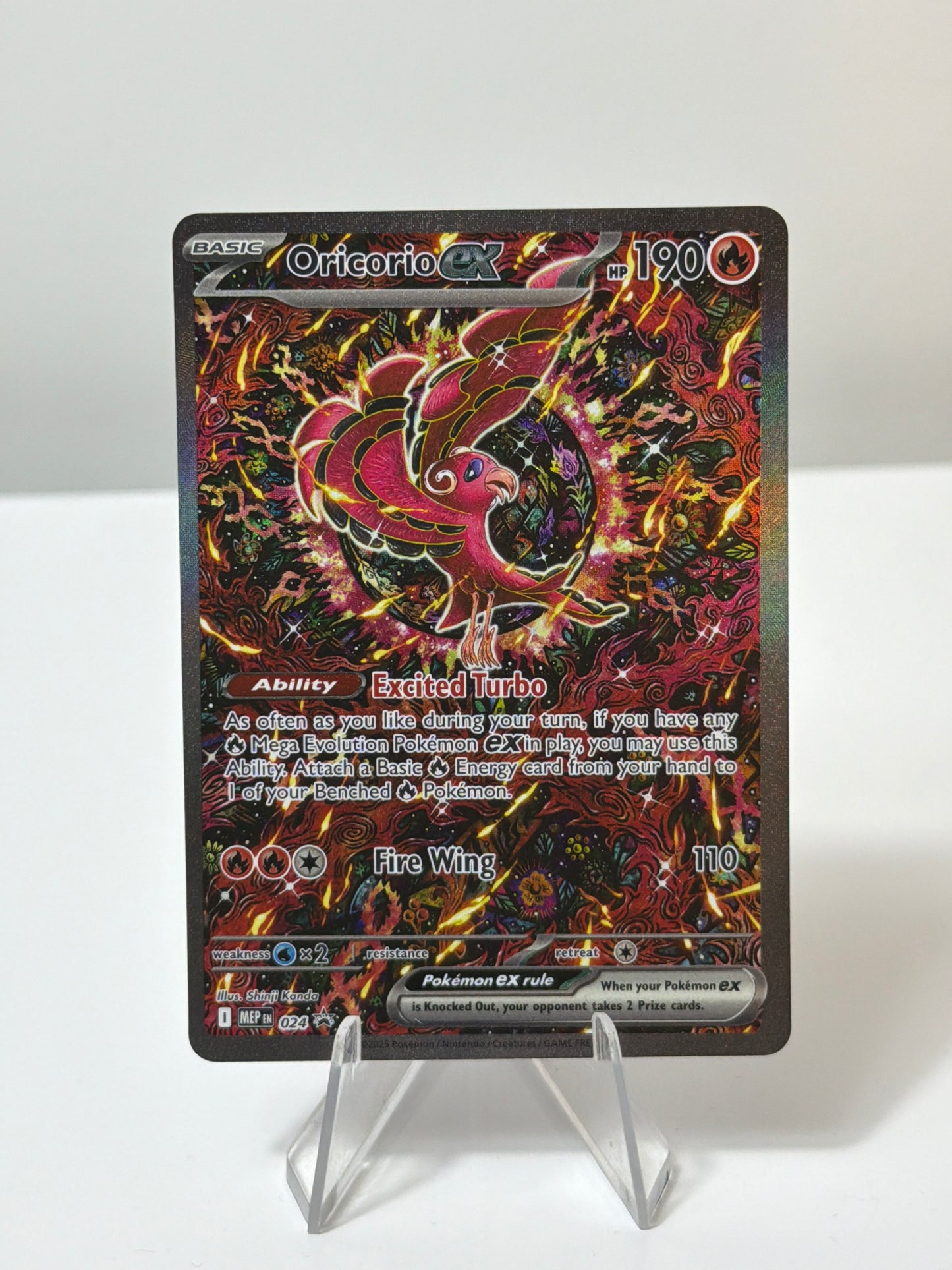 Black Star Promo - Oricorio Ex - MEP024