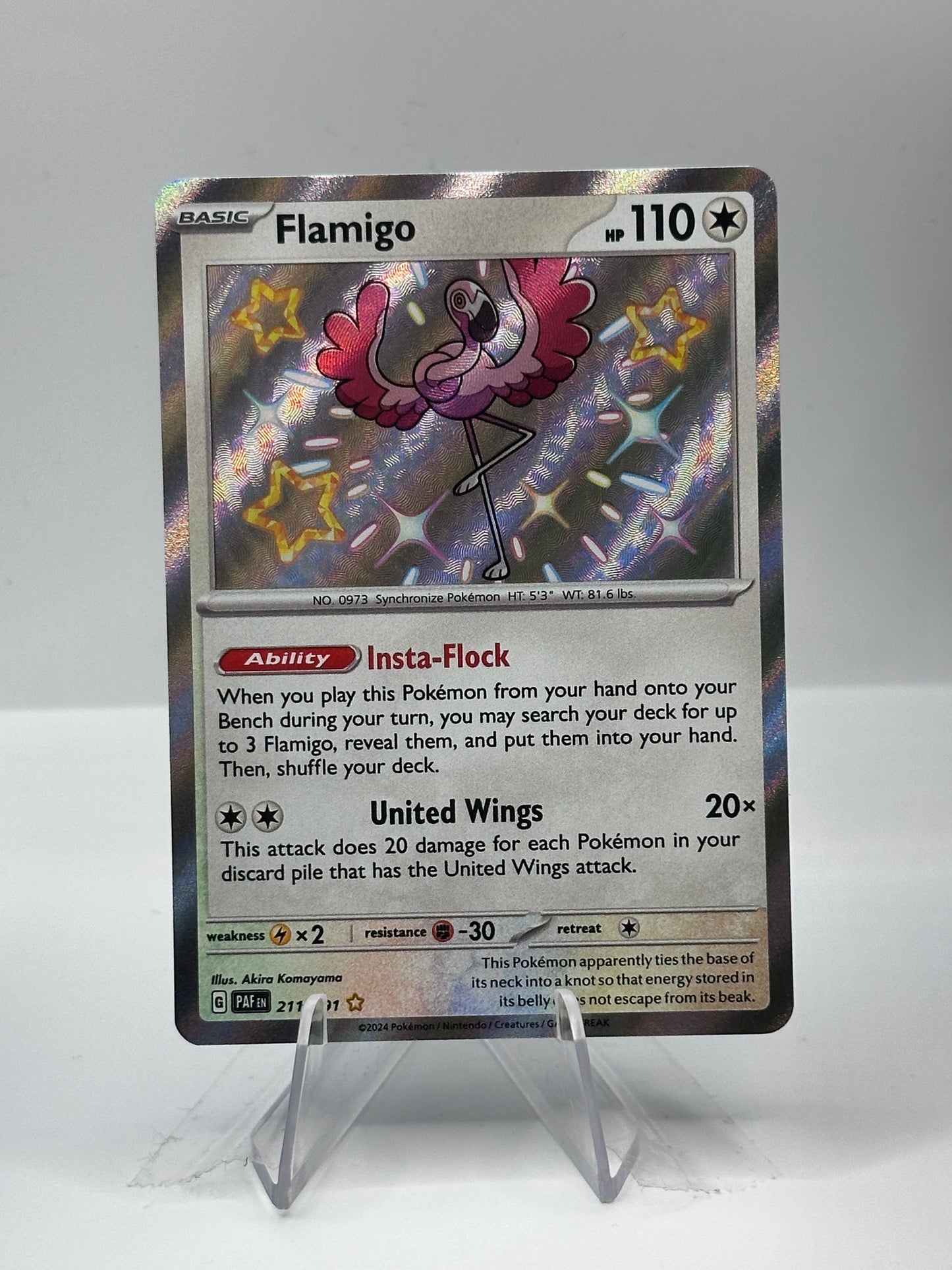 Paldean Fates- Flamigo- 211/091