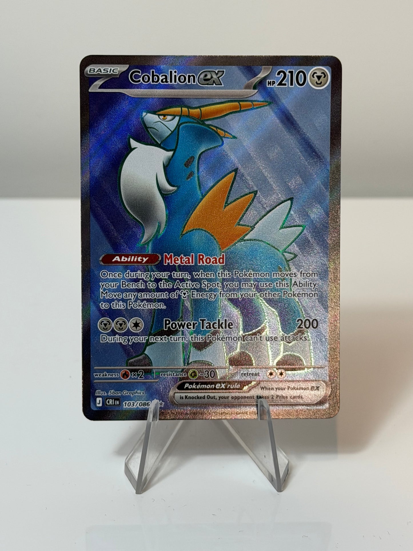 Chaos Rising - Cobalion Ex - 103/086