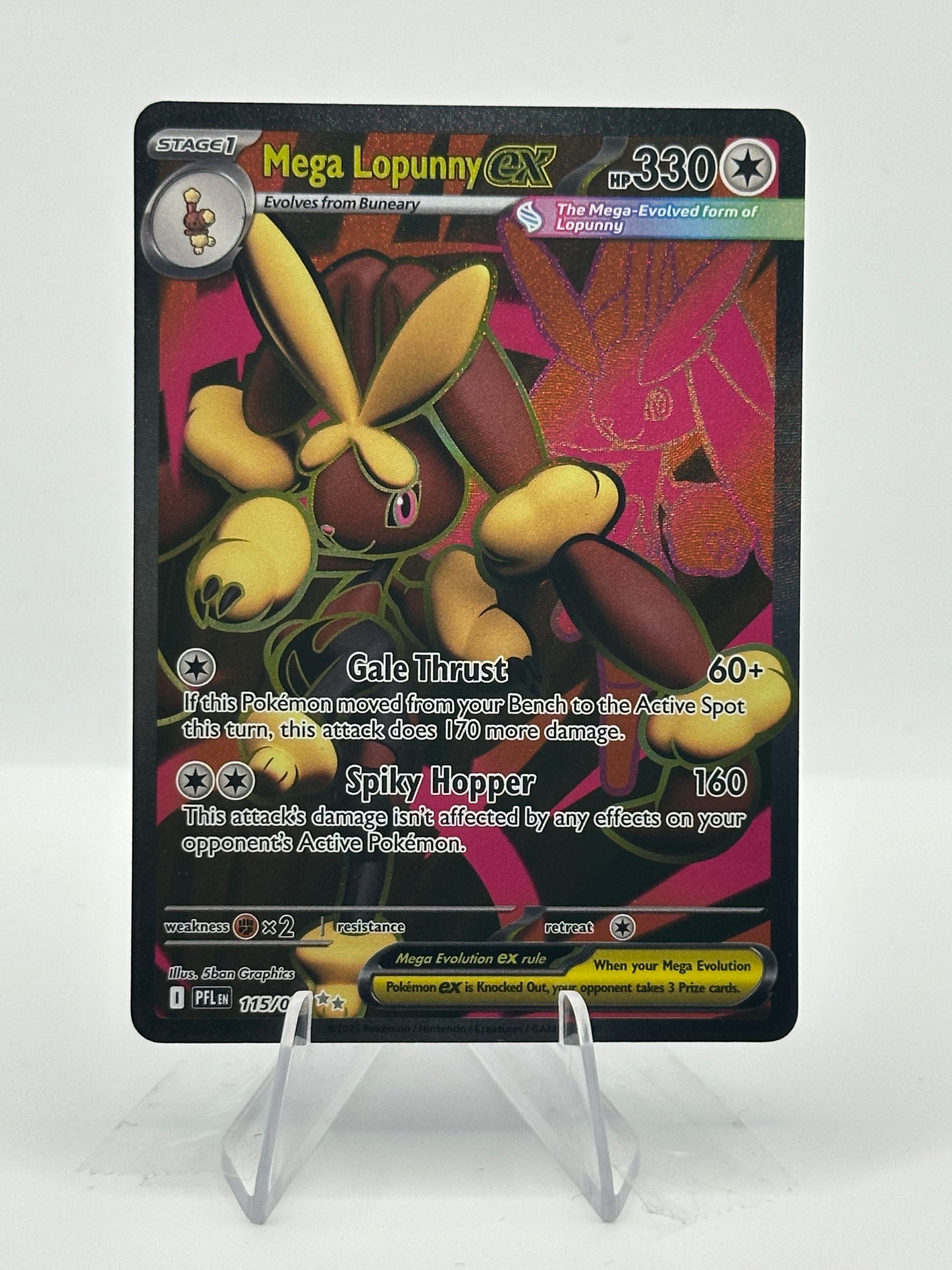 Phantasmal Flames- Mega Lopunny Ex  - 115/094