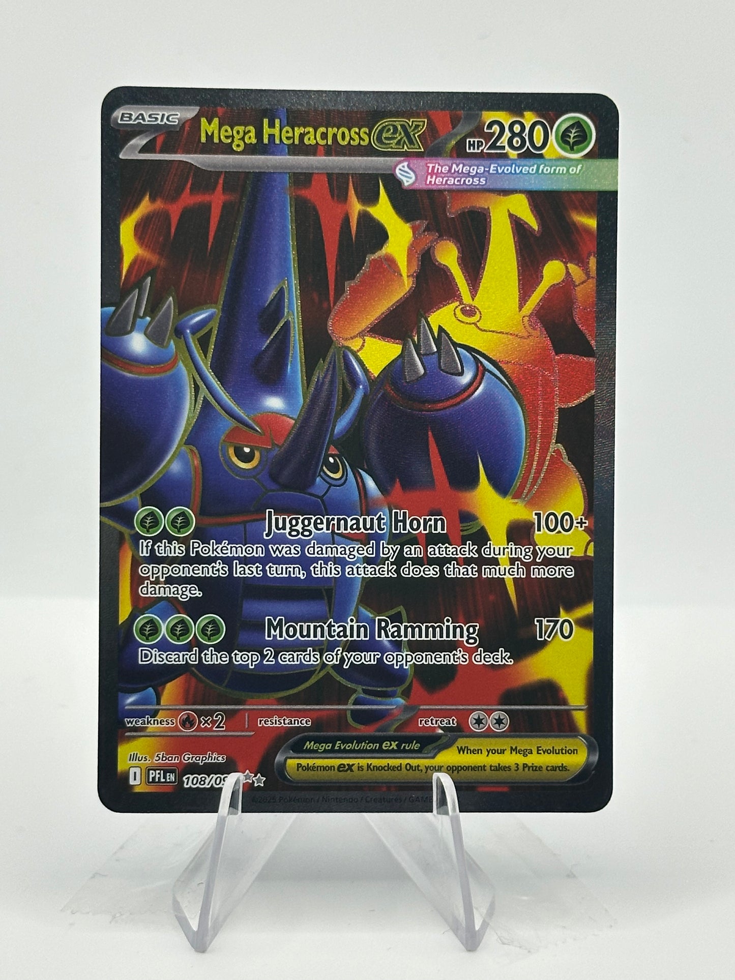 Phantasmal Flames- Mega Heracross Ex  - 108/094